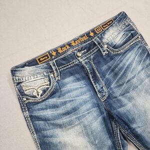 Women’s Rock Revival Sherry Easy Boot Jeans Size 36 Please Read Description.